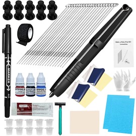Chiitek Tattoo Kit Handpoke Pen Kit DIY Tattoo Kit for Beginners Complete Professional Tattoo Tool Kit with ink 20PCS Tattoo Needles Tattoo Supplies Artist