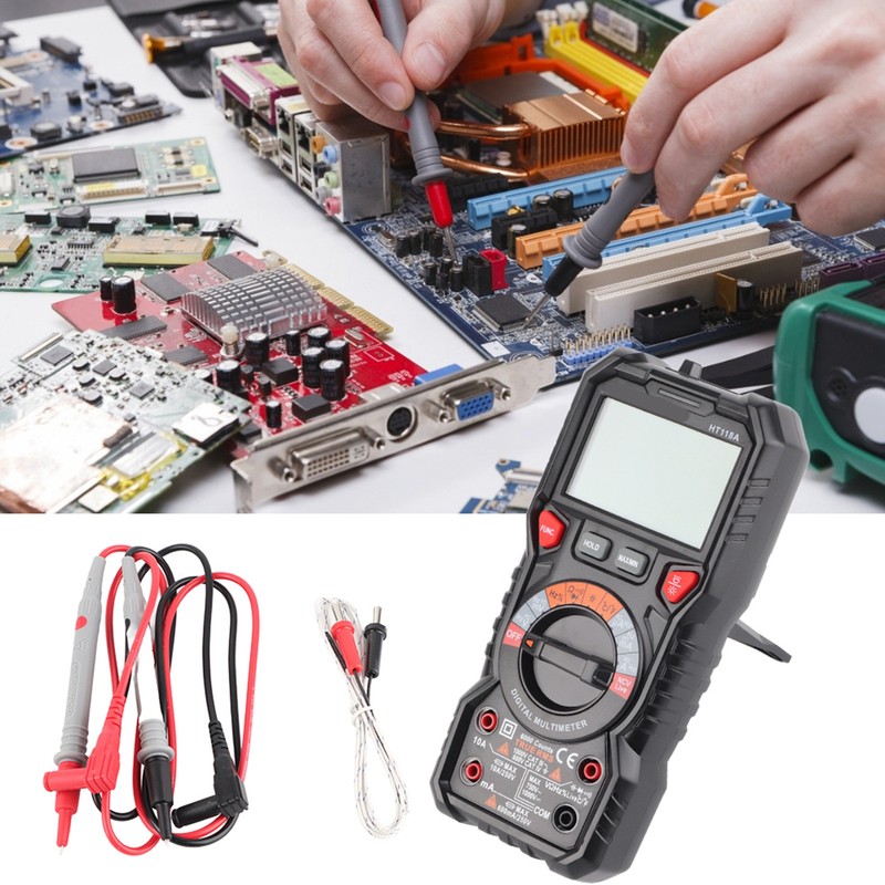 Multimeter Meter 6000 Count Digital Automatic Range True Effective Value