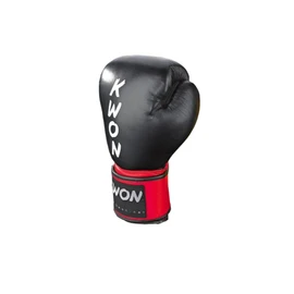 Kickboxing Gloves Ko Champ in 8, 10 and 12, Available in Various Colours Black black/red Size:10 oz