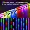 Ehaho 1 Pack 4FT Whip Lights,LED Whip Light with App