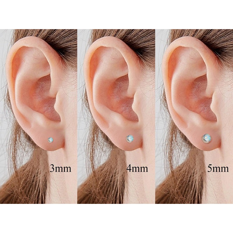 Titanium Earrings Hypoallergenic Women Men Girls G23 Titanium Stud Earrings