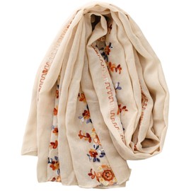 FAIRYGATE Ladies Scarves Lightweight Clearance Scarf Ladies Scarves Lightweight Fashion Floral Print Scarf for Women UK Scarfs 84050