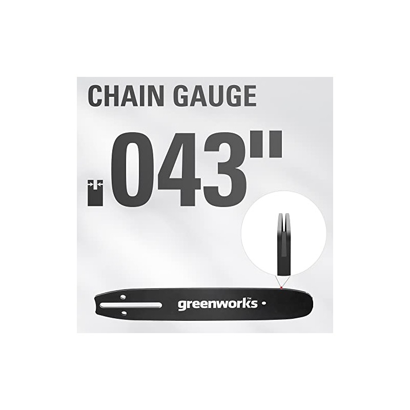 Greenworks 14-Inch Chainsaw Bar & Chain Combo 2904702