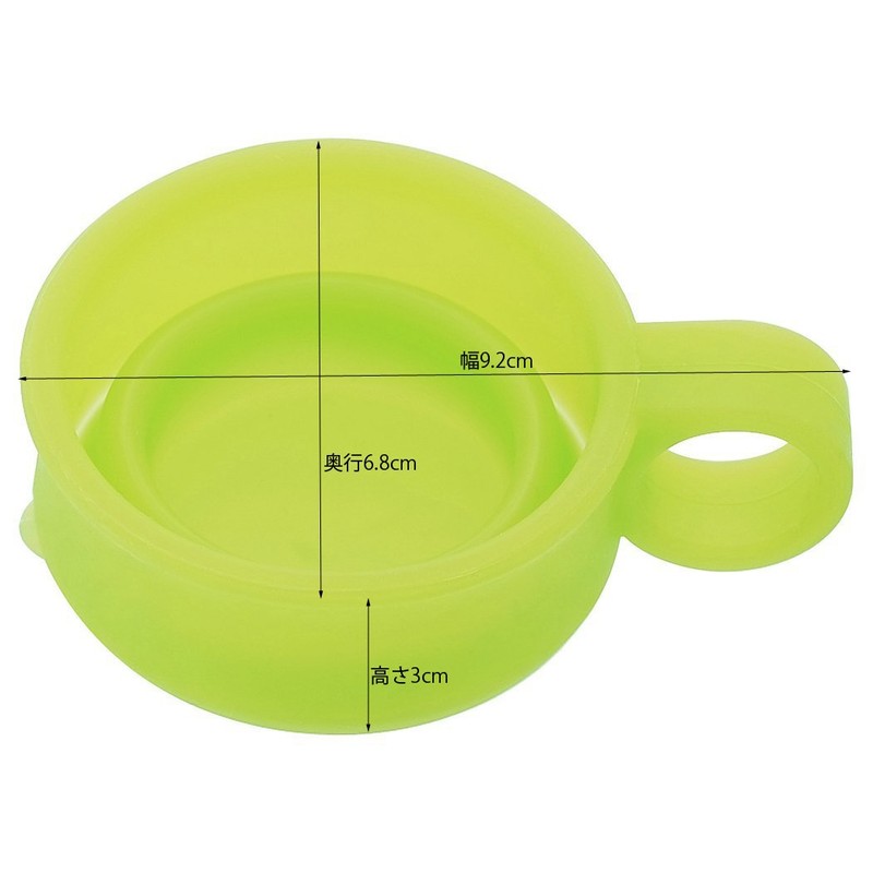 スケーター(Skater) シリコン製 たためる コップ 120ml OWN COLOR グリーン KSL1