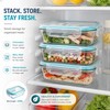 24-Piece Glass Food Storage Container Set for Meal Prep –