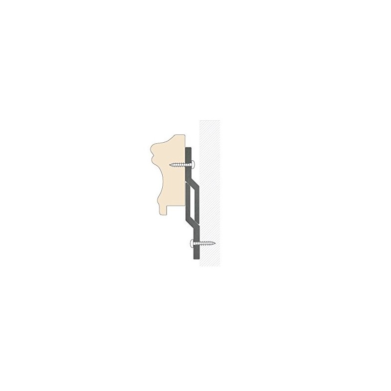 LagunaProject Heavy Duty Aluminium Grey Z Bar Hanger, 300mm, 30kg
