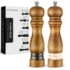 VONTIQUE 8inch salt and pepper grinder set manual salt pepper