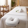 100 PCS Disposable Face Cradle Covers for Massage Tables and