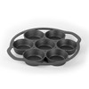 Commercial CHEF Cast Iron Biscuit Pan, Pre-seasoned Cast Iron Cookware