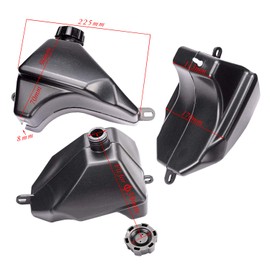 ZXTDR Gas Fuel Tank with Cap for 50cc 70cc 90cc 110cc Kids ATV Quad Bike