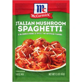 McCormick Italian Mushroom Spaghetti's Sauce Mix (1.5 Ounce (Pack of 6))