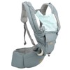 Adjustable Baby Carrier Breathable Newborns Toddlers Ergonomic Thickening HipseatCyan