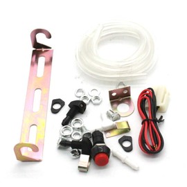 Windscreen Washer Bottle Bag Kit, TOTMOX Practical Windscreen Washer Pump for 12V Classic Cars, Easy Use and Installation Washer Bottle Bag Kit Part Number 151286776374