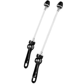 Aluminum Alloy Hub Quick Release Lever, Rust and Abrasion Resistant Bicycle Hub Quick Release Skewer Lever for 135mm Rear Cycling (Black)