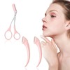 Pack of 3 Eyebrow Scissors with Comb, Eyebrow Scissors, Eyebrow
