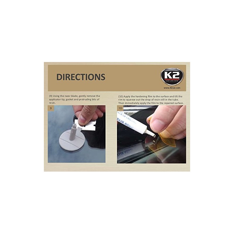 K2 Glass Stone Repair - Disc Doctor Windscreen Repair Kit,