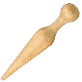 HIC Harold Import Co. Pestle for Chinois, Cone-Shaped, Wood, 8-Inches, Natural