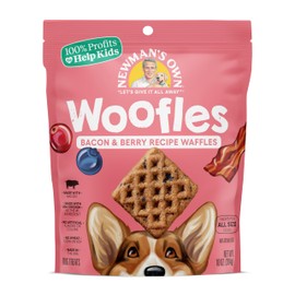 Newman's Own Woofles Bacon and Berries Recipe Waffles 10 oz