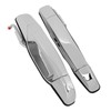 2pcs Exterior Chrome Door Handle ABS Plastic Automotive Outside Door