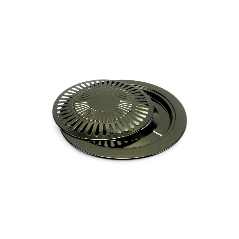 2 Piece Gas Camping BBQ/Grill Plate Camping Gas Stove Camping