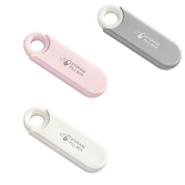 Pill Case, Cute, 3 Pcs, Portable Supplement Case, Small Size, Pill Case, Frisk Case, Stylish, U-Shaped, Convenient for Business Trips and Travel (Pink/Gray/White)