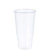 Dart 32P 32 oz Clear Pedestal Polypro Cup (Case of