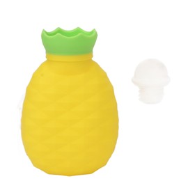 Cute Hot Water Bottle Children Women Home Silicone Thick Safe Hot Water Bag for Hands Abdomen 200ML Yellow