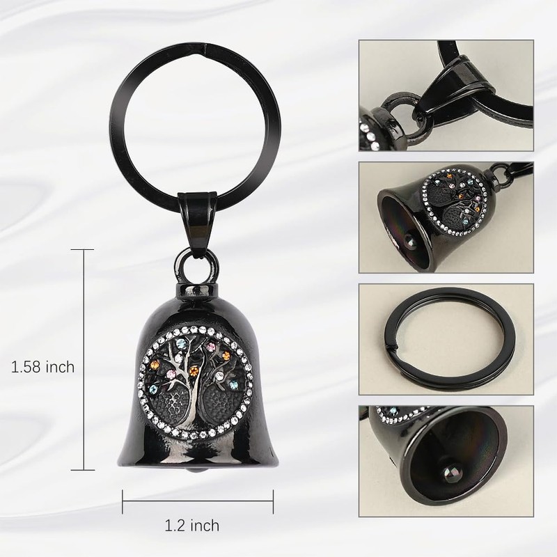 Viking Motorcycle Bell, Gremlin Bells for Motorcycles, Odin Warship Tree