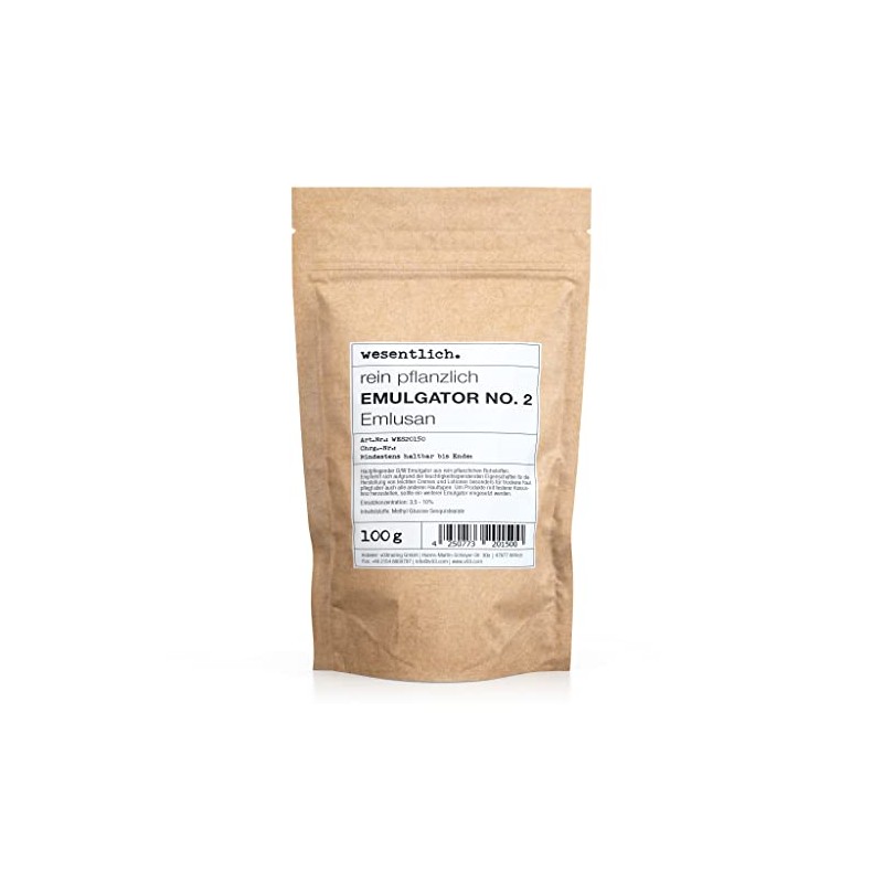 wesentlich. No. 2 Emulsifier for DIY Cosmetics and Creams 100