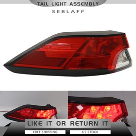 SEBLAFF For 2022-2023 Toyota Corolla Cross L/LE Left Driver Side Outer Tail Light Lamp