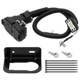 QBselecar Trailer Tow Hitch Wiring Harness Connector Compatible with Ford F-150 2009-2014, Trailer Hitch Electrical Kit Replace 9L3Z-15A416-A 9L3Z15A416A