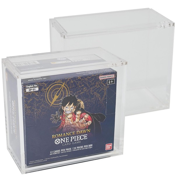 Premium Acrylic Display Case for One Piece Booster Box -