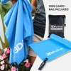3DActive Microfibre Towel for Gym, Sports and Travel. Ultra Absorbent,