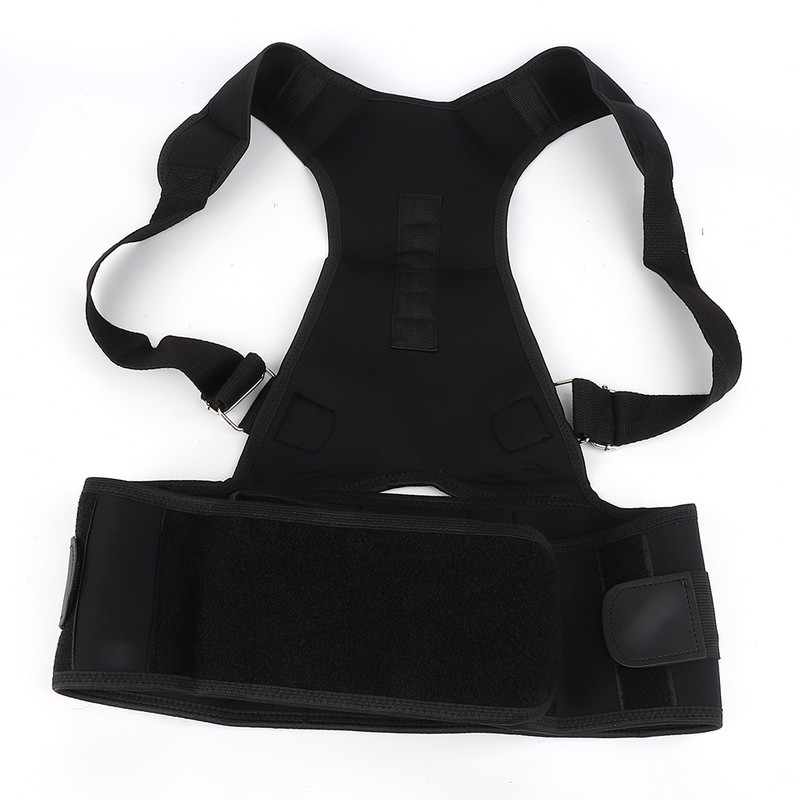 Adjustable Shoulder Brace Support Straighten Back for Posture Correction (XXL)