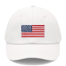 qikqik Baby Girl Baseball Hat Infant Baseball Cap Infant Hats 6-12 Months Baby Hats 6-12 Months 4th of July Trucker Hat USA Cap