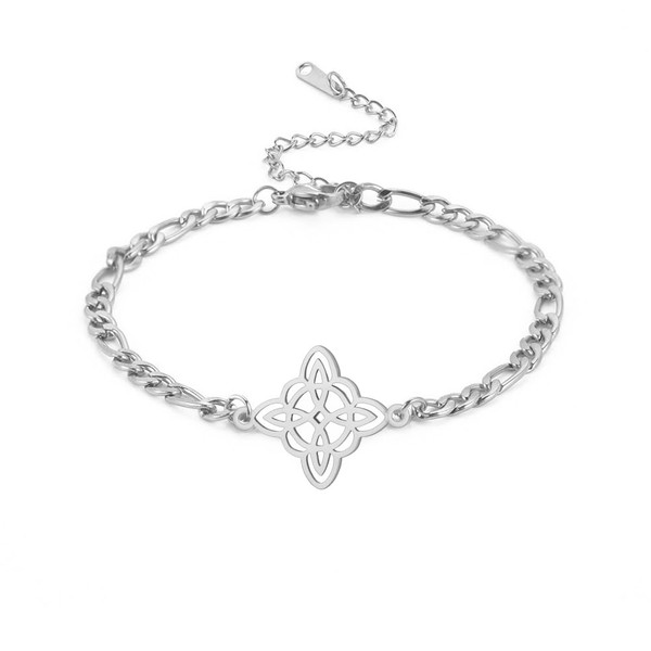 Amaxer Witch Knot Bracelet Witchcraft Amulet Pendant Charm Bracelet for