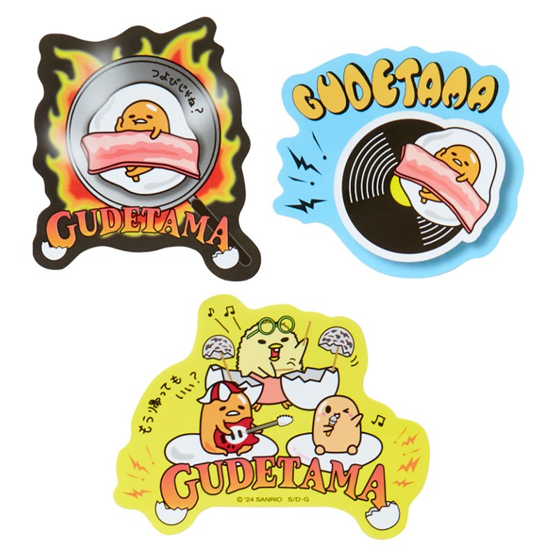 Sanrio 919446 Gudetama Sticker Set (Festival Design)