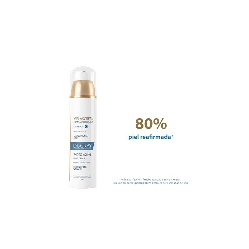 Ducray Melascreen Crema Facial de Noche Antimanchas, 50ml