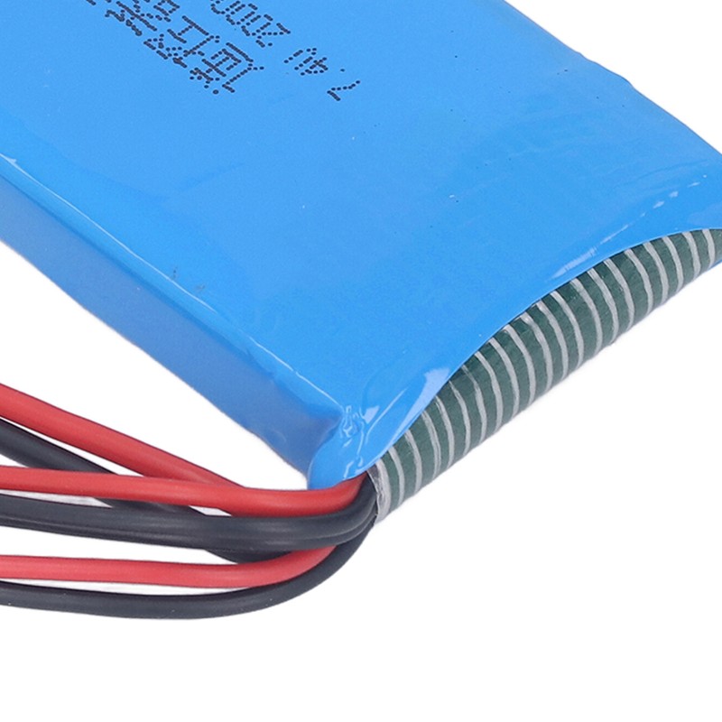 RC Lithium Battery 2S 7.4V 2000MAH Powerful Circuit Protection Light