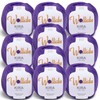 Wollidu Kira 100% Cotton for Knitting and Crocheting 10 x