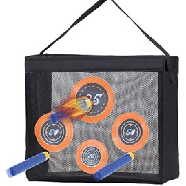 Foam Blasters Portable Practice Target Bag Storage Carry Target Pouch for Nerf Guns N-Strike Elite/Mega/Rival Series