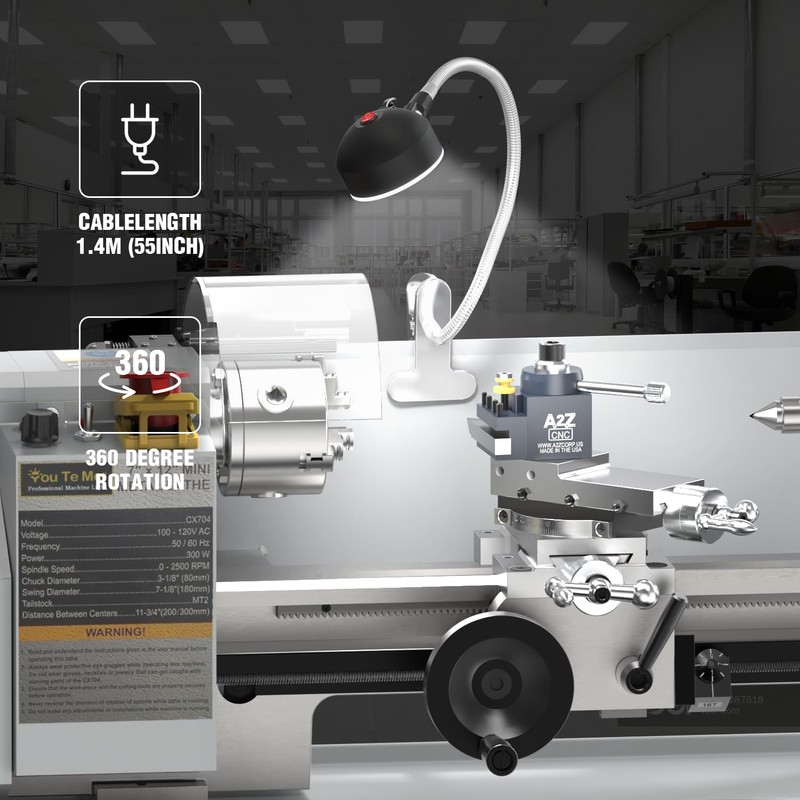 YouTeMei Clamp Work Light 12 W 1320 Lumen LED Machine