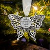 Memorial Christmas Ornament Butterfly Gifts for Women in Memory of