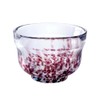 Yamakiikai CRYSTAL Matcha Bowl Purple White MC-535