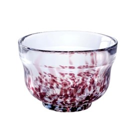 Yamakiikai CRYSTAL Matcha Bowl Purple White MC-535