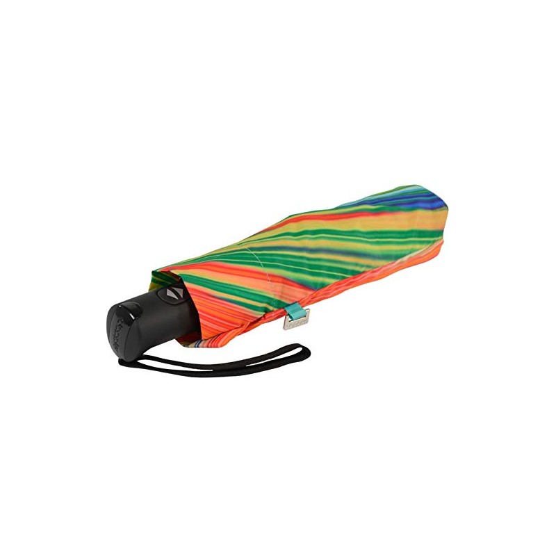 Doppler Magic Women's Pocket Umbrella Carbon Steel Fantasy Aqua, Multicolor