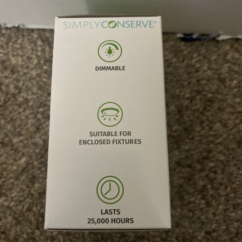 Simply Conserve 10 Simply Conserve 60W Replacement 9W LED Ligh