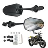 Landrain Handlebar End Mirrors E Approved, Motorcycle Mirrors E-Approved, Handlebar