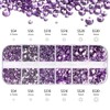 EYENICE 5320 Pieces Flat Back Gems Round Crystal Rhinestones 6