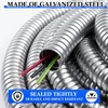 Wesiti 2" x 25 FT Flexible Conduit, Galvanized Steel FMC
